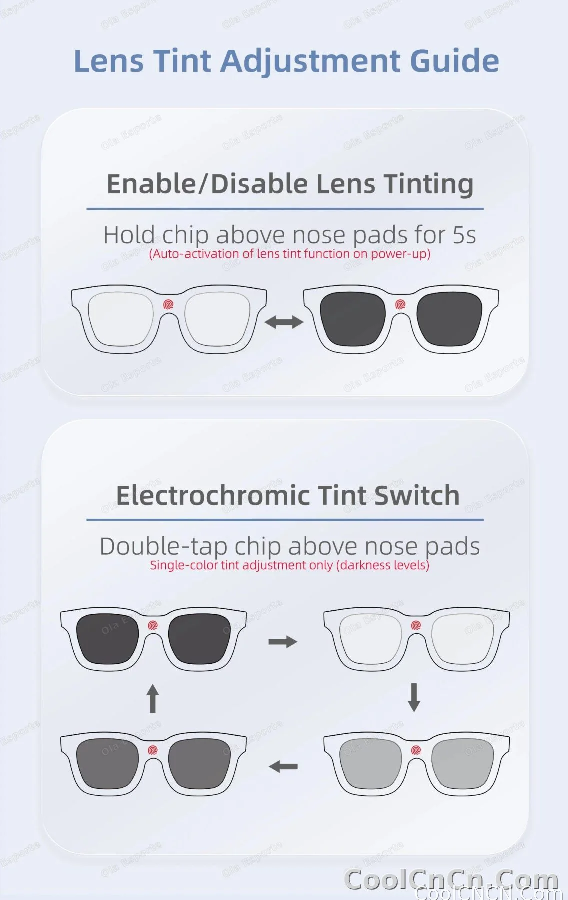 2026 Smart Audio Glasses Touch Control Color Changing Lens Dual Microphone Noise Reduction AI translation Bluetooth Sunglasses - detail