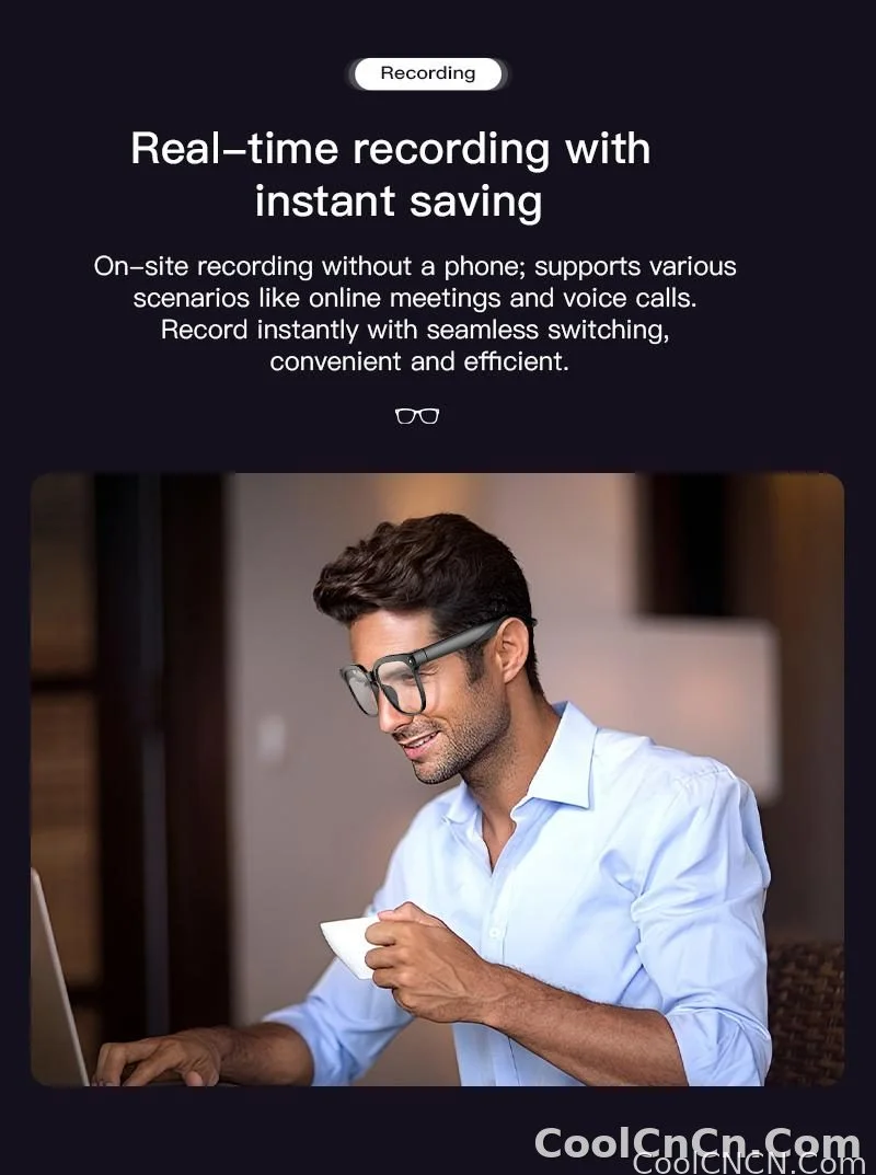 2026 New Smart Glasses Men 4K 8MP HD Camera Video Recording Language Translation ChatGPT WIFI Bluetooth Call Audio Glasses Women - detail