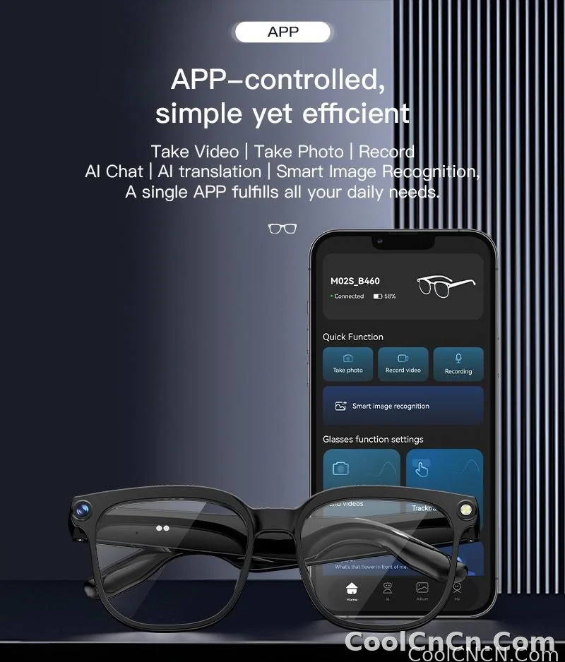 2026 New Smart Glasses Men 4K 8MP HD Camera Video Recording Language Translation ChatGPT WIFI Bluetooth Call Audio Glasses Women - detail