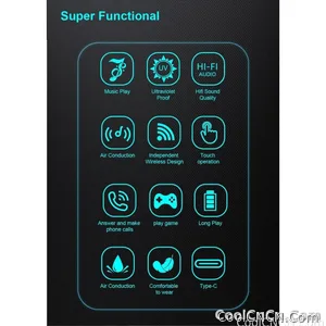 SG-20 Pro TWS 2-in-1 Smart Bluetooth Glasses - Convertible Sunglasses & Clear Lenses, Wireless Audio, Touch Control - view 7