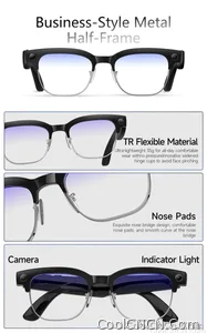 2026 New 800W Pixel Camera Smart AI Glasses Anti-shake Video Record ChatGP WIFI Translation Call Waterproof 32GB Sunglasses Men - view 10