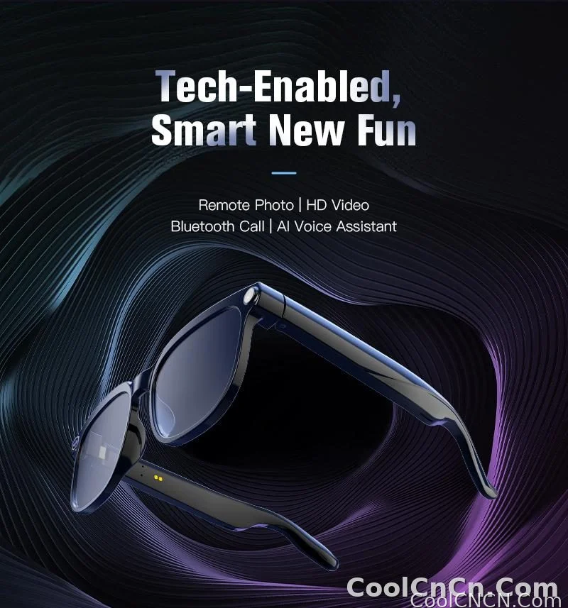 2026 Smart AI Glasses Men New 4K HD 800W pixel Camera 32GB Memory 120+ Translation ChatGPT Music Shoot Photos &Video Sunglasses - detail