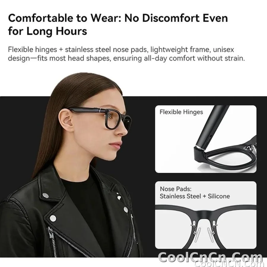 2026 New 6K HD AI Smart Glasses Chat GPT 800MP Camera Bluetooth Call 290mAh Battery 32GB Voice Assistant Control Smart Glasses - detail