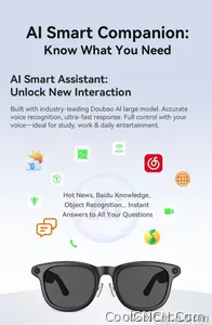 2026 New 6K HD AI Smart Glasses Chat GPT 800MP Camera Bluetooth Call 290mAh Battery 32GB Voice Assistant Control Smart Glasses - view 11