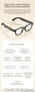 2026 New 800W Pixel Camera 1080P Video Recording Smart Glasses Men AI Voice Assistant Music Player Translation Sports Sunglasses - view 19