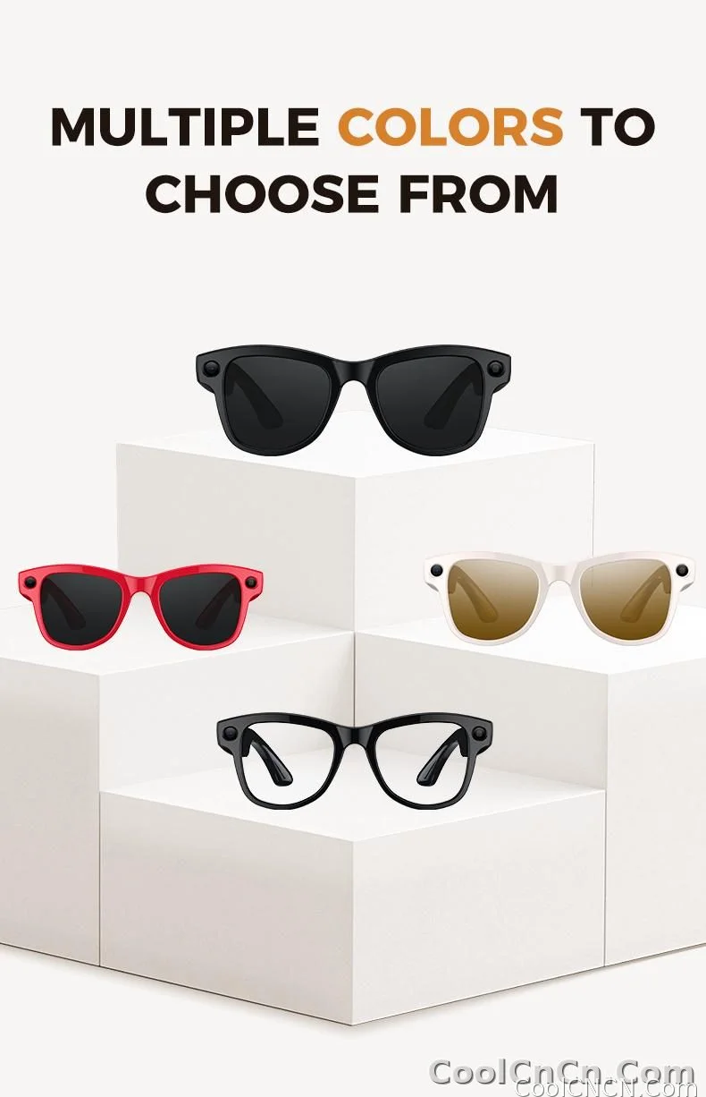 2026 New AI Video Glasses 1080P HD Camera Recorder Bluetooth Audio Voice Control Touch WiFi Sync Smart Glasses for Travel Use HD - detail