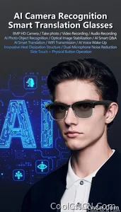 Smart Glasses 800W Camera 2026New Technologies Video Recording AI Photo Recognition Bluetooth Calls Voice Translation Sunglasses - view 8