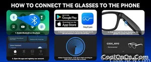 AI Smart Glasses 8MP HD Camera Sunglasses Audio AI Voice Assistant Real-Time Translation Vlog Eyeglasses for Daily Work Travel - view 16
