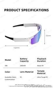 2026 New 4K HD AI Smart Cycling Glasses Men 800MP Camera Goggle BT Call AI Translation Voice Assistant Control Sunglasses Women - view 21
