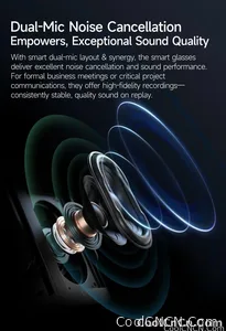 AI Smart Glasses Translation 800W Pixel Camera Video Music Player Call Business 8K Sunglasses Glasses Men For Travel Work 2026 - view 23