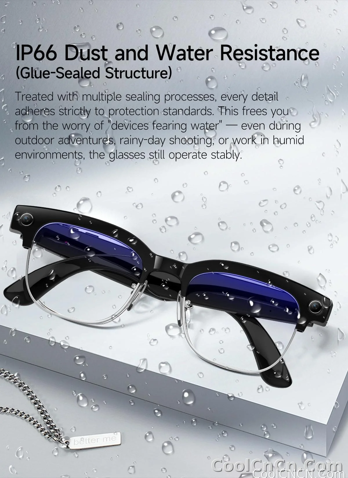 4K 800W HD Camera AI Smart Glasses 2026 ChatGPT Record Video Languages Translation Music Player Sunglasses Glasses With Camera - detail