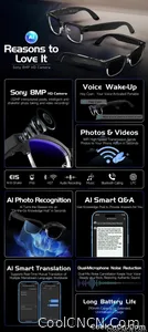 4K 800W HD Camera AI Smart Glasses 2026 ChatGPT Record Video Languages Translation Music Player Sunglasses Glasses With Camera - view 9