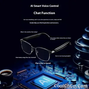 AI Glasses For Men languages Real Time Translation Wireless Bluetooth Touch Call Meeting Sports Music Smart Glasses - view 24