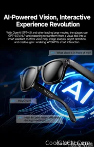 W610 AI Smart Glasses with Video Camera 800W Outdoor Sunglasses Wi-Fi Transfer BT Calling Audio Record Smart Wearable Headset - view 16