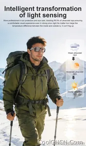 AI Smart Glasses Voice Translation Audio Sunglasses Outdoor UV Protection Ski Goggles Listen to Music Make Calls 2026 New - view 11