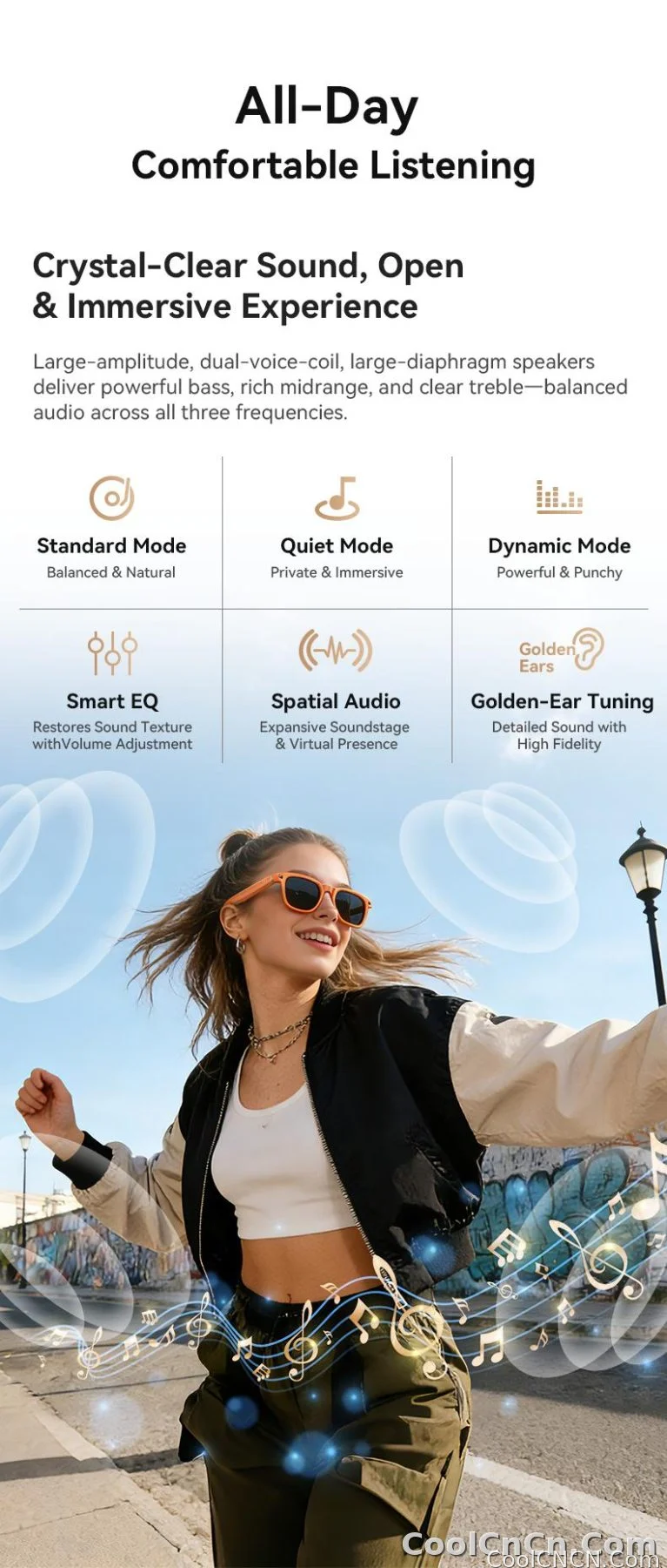 2026 Ultra AI Smart Glasses 1200P Camera ChatGPT Voice Assistant 32GB Storage Real-time Translation Bluetooth Music Sunglasses - detail