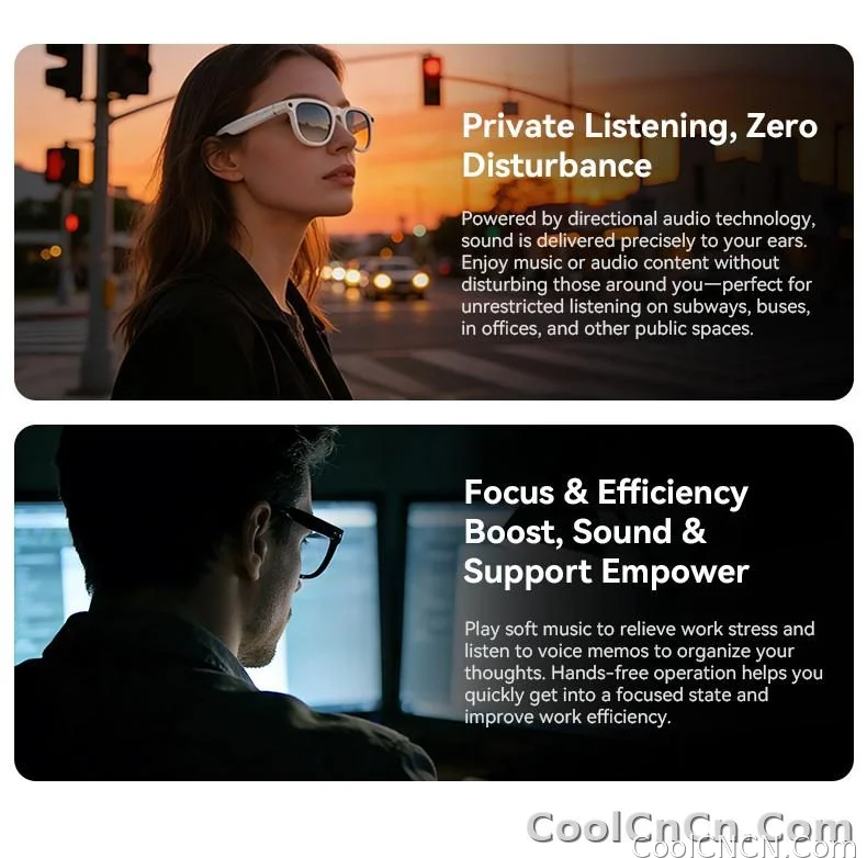 2026 Ultra AI Smart Glasses 1200P Camera ChatGPT Voice Assistant 32GB Storage Real-time Translation Bluetooth Music Sunglasses - detail