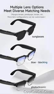 With Camera AI 4K Glasses New Upgrade 800W HD Video Recording AI Photo Recognition Translation Bluetooth Call Voice Sunglasses - view 23