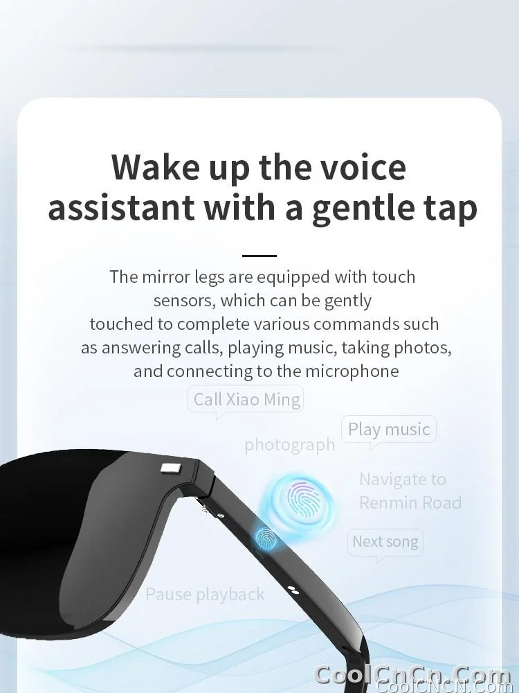 Bluetooth Smart Glasses Voice Call Music Play Remote Control Camera Wireless Bluetooth Headset Waterproof Glasses For Men  Women - detail