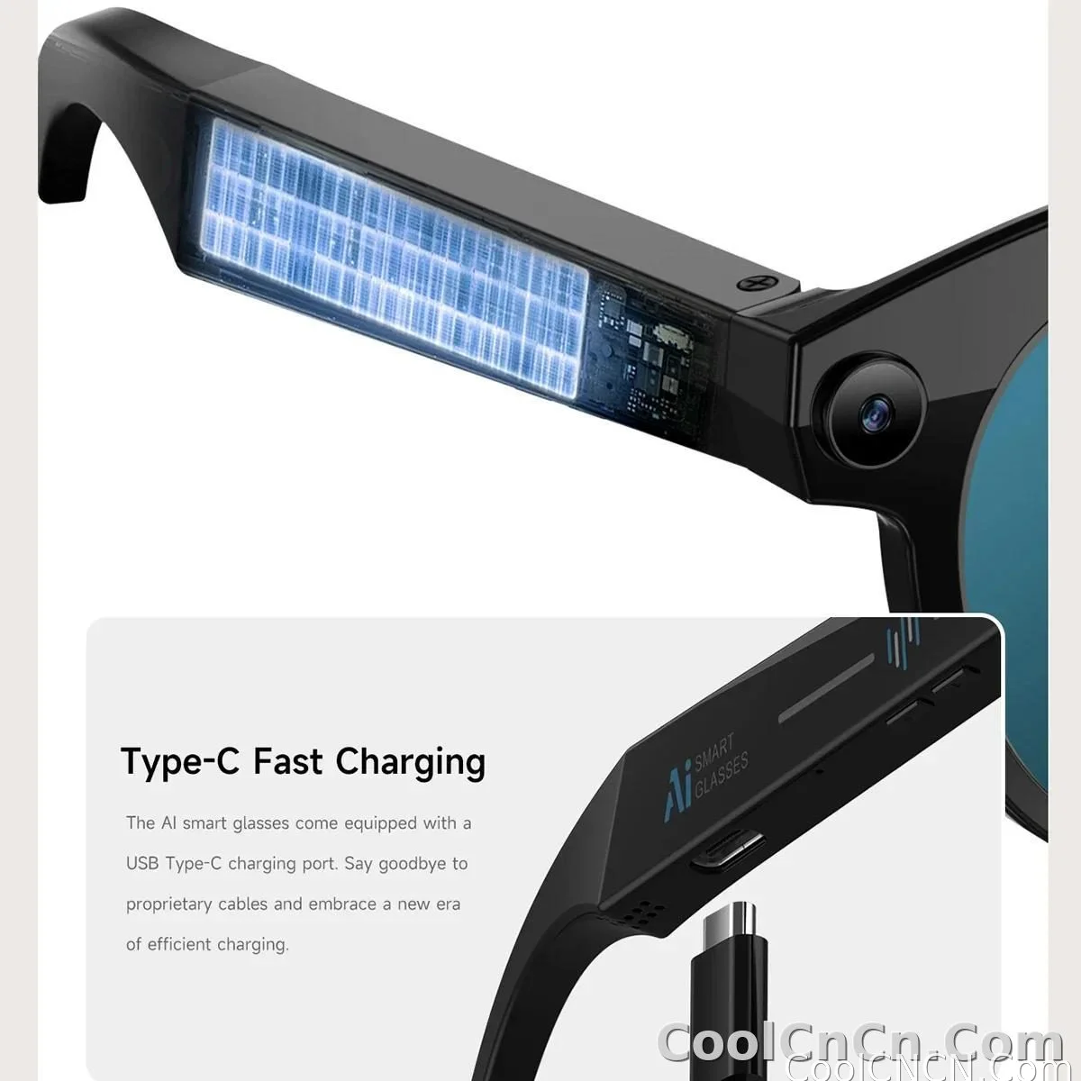 2026 New AI Smart Glasses for Photography And Video Intelligent Interactive Translation Feature Compatible with IOS And Android - detail