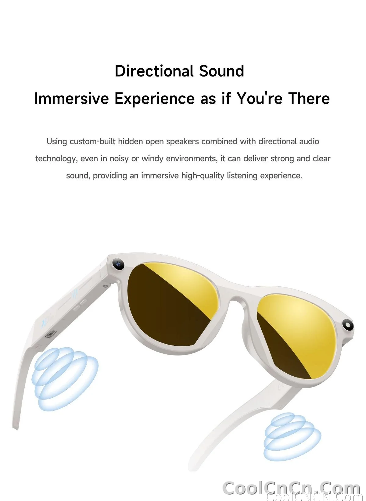 2026 New AI Smart Glasses for Photography And Video Intelligent Interactive Translation Feature Compatible with IOS And Android - detail