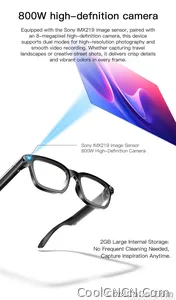 New Business Sports Smart Glasses Men 8MP Anti-shake Camera 100+Language Translation ChatGPT AI Assistant Video POV AI Sunglass - view 10