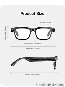 New Business Sports Smart Glasses Men 8MP Anti-shake Camera 100+Language Translation ChatGPT AI Assistant Video POV AI Sunglass - view 21