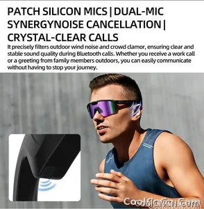 2026 New AI Smart Sports shooting&recording Glasses 800W Camera HD Anti-shake Bicycle Riding Shooting Artifact Windproof Goggles - view 21