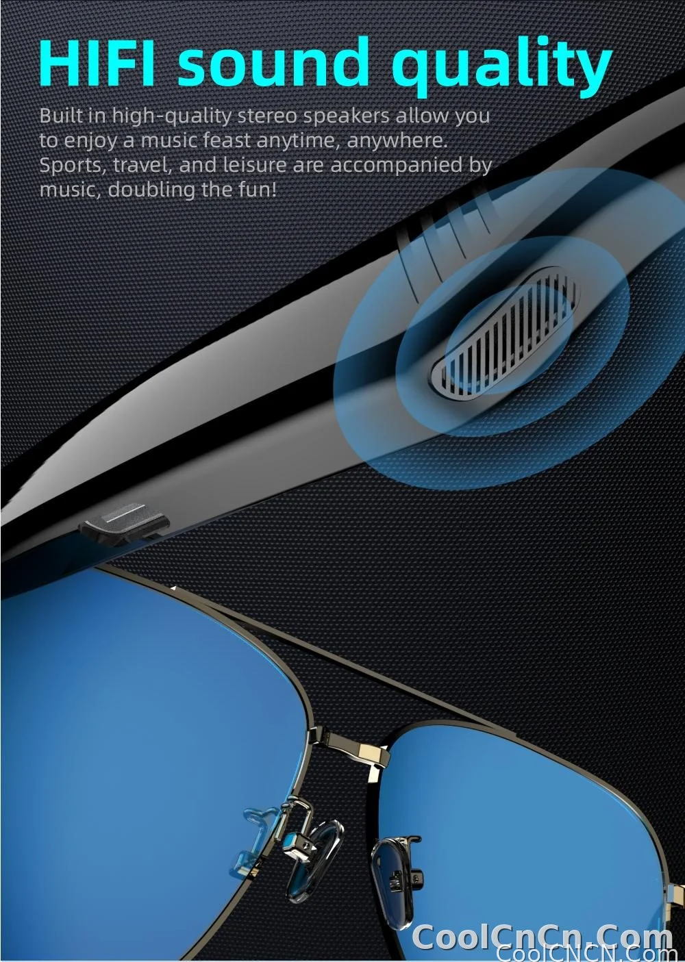 SG13 Smart Eyewear With Immersive Open Ear Audio, Stylish Gradient Frame, Bluetooth 5.4 Wide Compatible With iOS And Android - detail