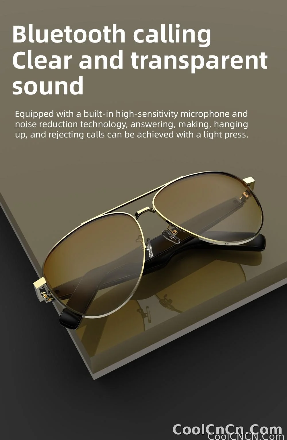 SG13 Smart Eyewear With Immersive Open Ear Audio, Stylish Gradient Frame, Bluetooth 5.4 Wide Compatible With iOS And Android - detail